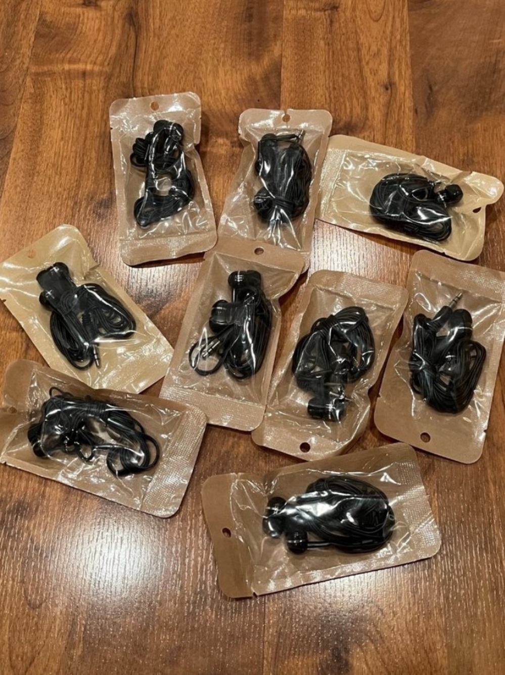 AVID Heathcare Earbuds, Stereo Sound, Silicone Eartips, Black - Nine (9) Pairs